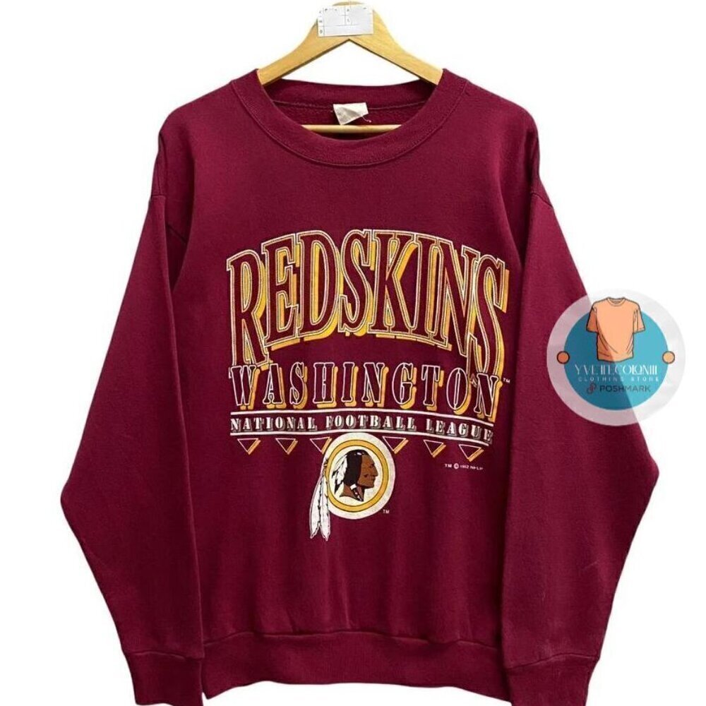 Washington Redskins NFL Y2K Retro Football Fan Sweatshirt